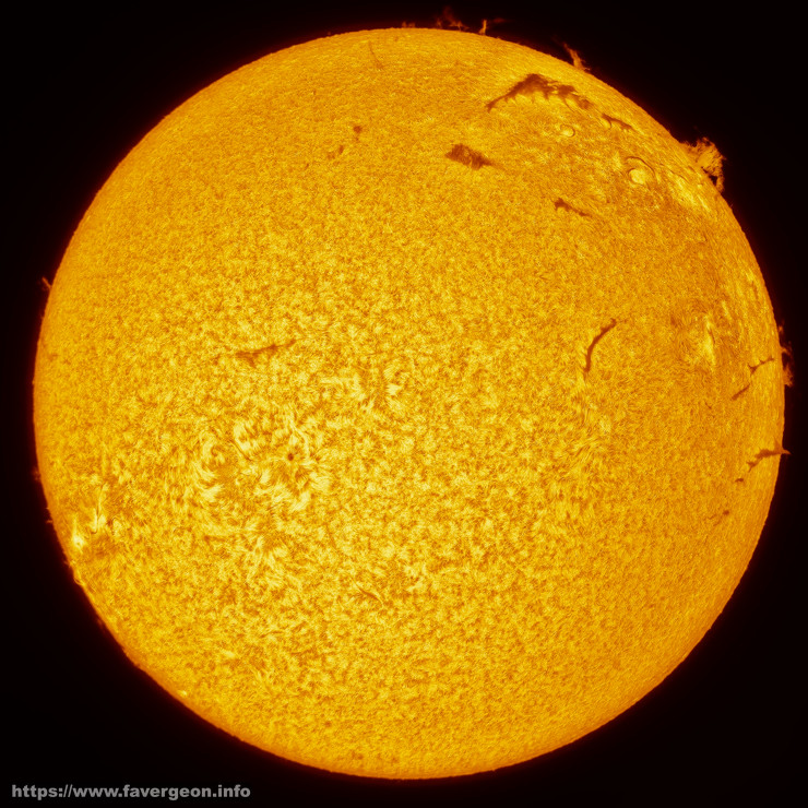 The solar disk on September 4, 2026